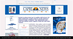 Desktop Screenshot of caprinews.it
